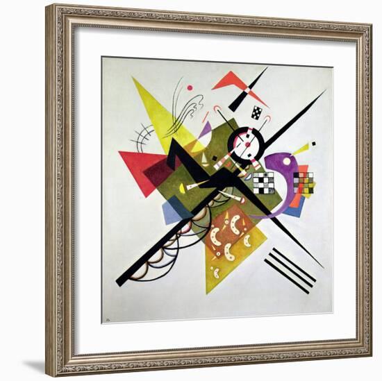 On White II-Wassily Kandinsky-Framed Giclee Print