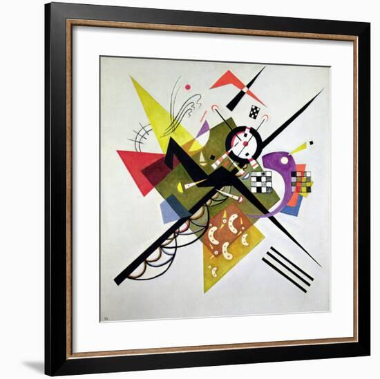 On White II-Wassily Kandinsky-Framed Giclee Print