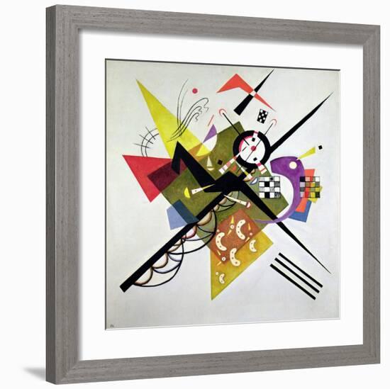 On White II-Wassily Kandinsky-Framed Giclee Print