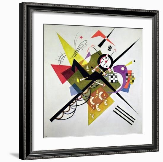 On White II-Wassily Kandinsky-Framed Giclee Print