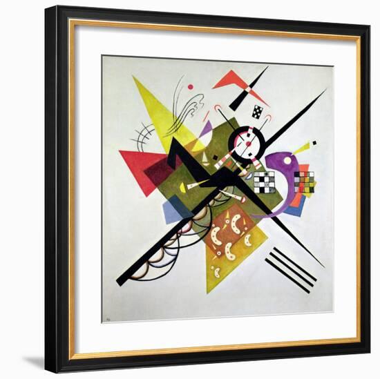 On White II-Wassily Kandinsky-Framed Giclee Print