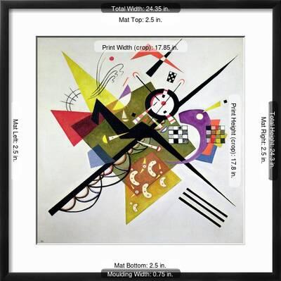 On White Ii Giclee Print Wassily Kandinsky Art Com
