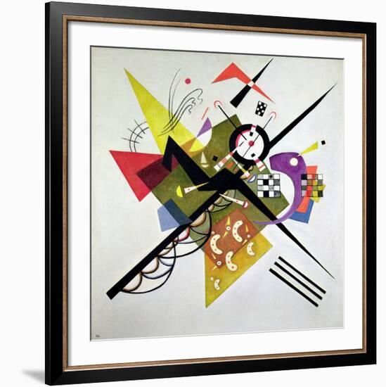 On White II-Wassily Kandinsky-Framed Giclee Print