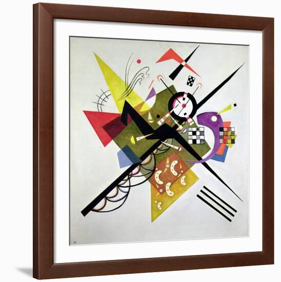 On White II-Wassily Kandinsky-Framed Giclee Print