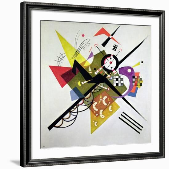 On White II-Wassily Kandinsky-Framed Giclee Print