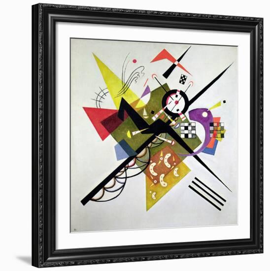 On White II-Wassily Kandinsky-Framed Giclee Print