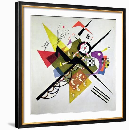 On White II-Wassily Kandinsky-Framed Giclee Print