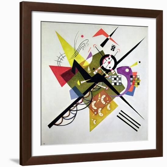 On White II-Wassily Kandinsky-Framed Giclee Print