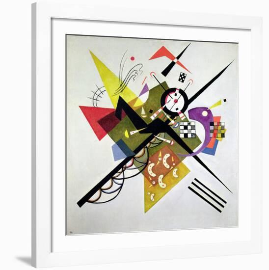 On White II-Wassily Kandinsky-Framed Giclee Print