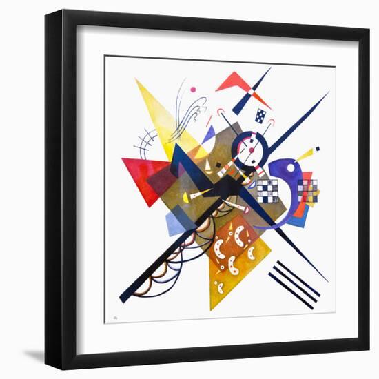 On White II-Wassily Kandinsky-Framed Art Print