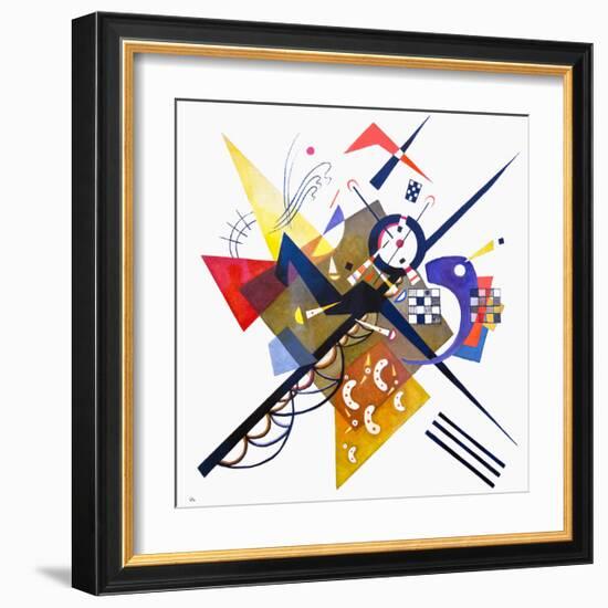 On White II-Wassily Kandinsky-Framed Art Print