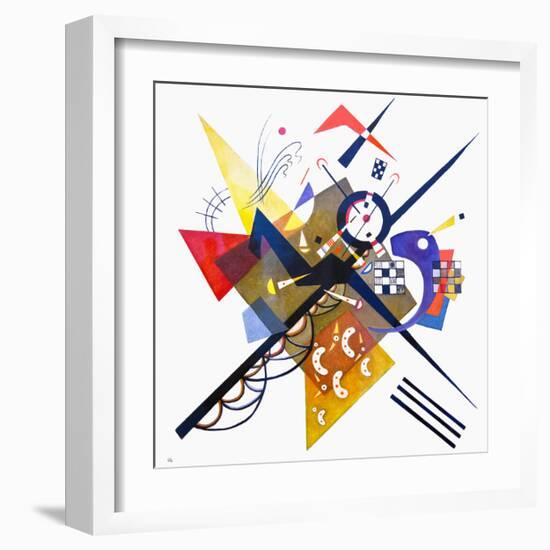 On White II-Wassily Kandinsky-Framed Premium Giclee Print