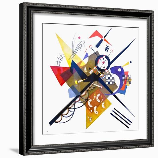 On White II-Wassily Kandinsky-Framed Art Print