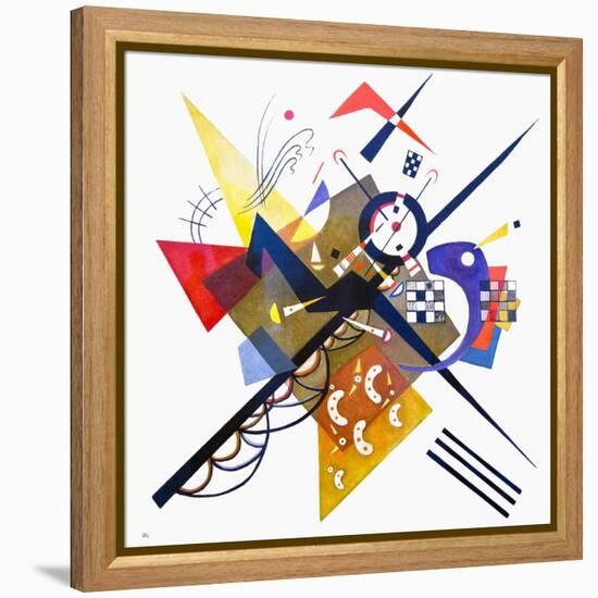 On White II-Wassily Kandinsky-Framed Stretched Canvas