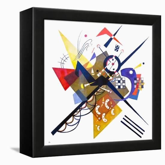 On White II-Wassily Kandinsky-Framed Stretched Canvas