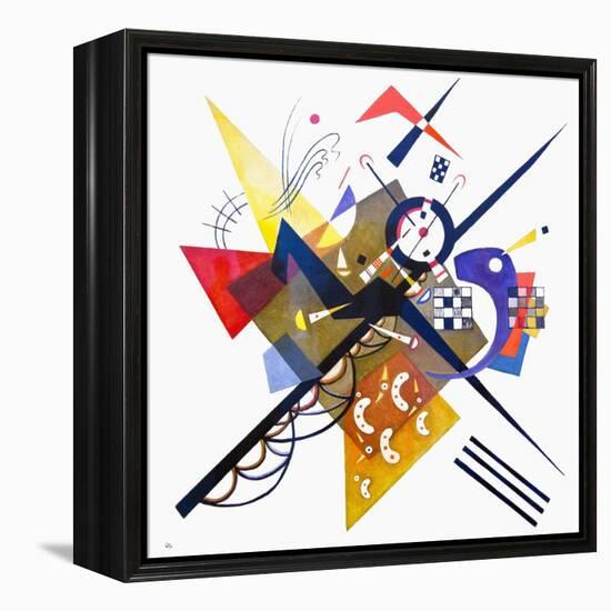 On White II-Wassily Kandinsky-Framed Stretched Canvas