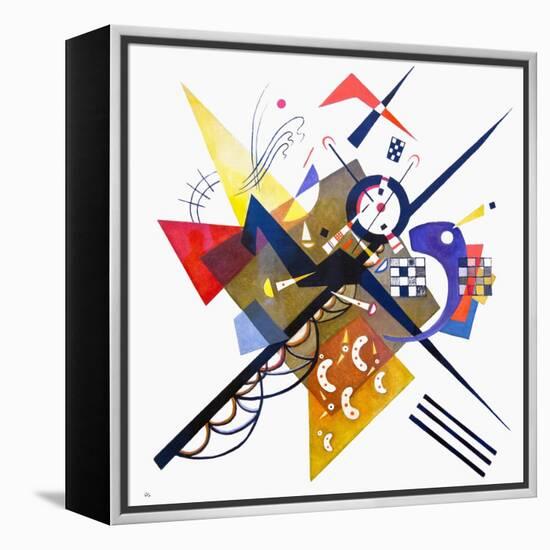 On White II-Wassily Kandinsky-Framed Stretched Canvas