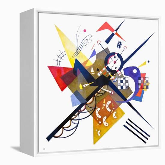 On White II-Wassily Kandinsky-Framed Stretched Canvas