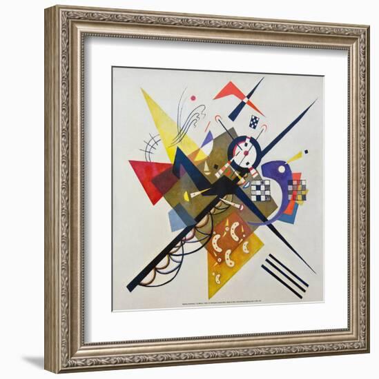 On White ll, 1923-Wassily Kandinsky-Framed Art Print