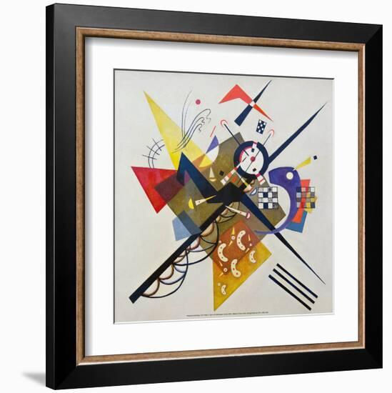 On White ll, 1923-Wassily Kandinsky-Framed Art Print