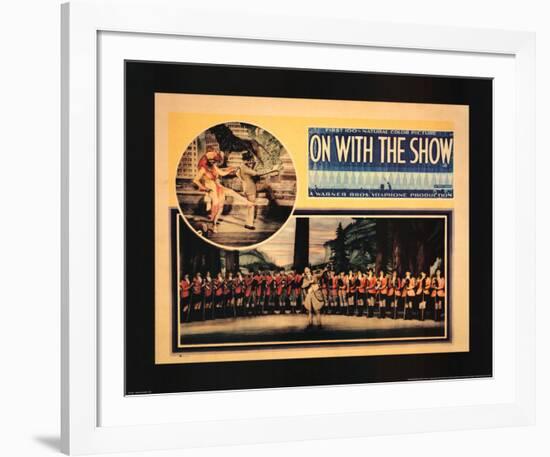 On with the Show-null-Framed Art Print