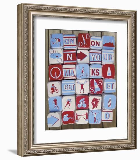 On Your Marks-Norfolk Boy-Framed Art Print