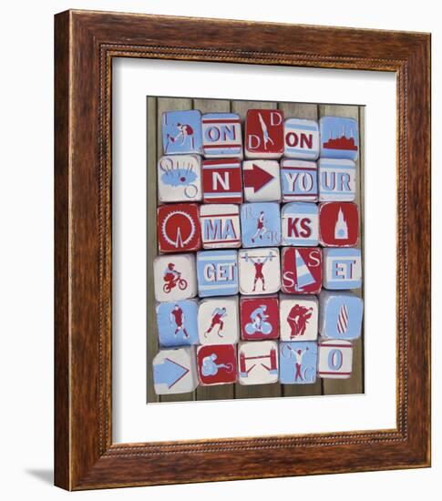 On Your Marks-Norfolk Boy-Framed Art Print