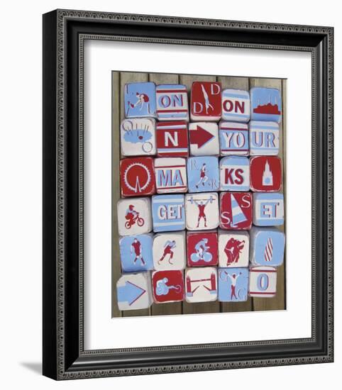 On Your Marks-Norfolk Boy-Framed Art Print