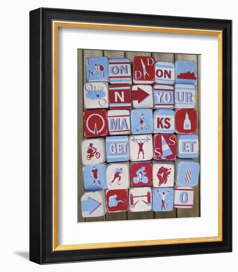 On Your Marks-Norfolk Boy-Framed Art Print