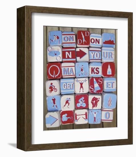 On Your Marks-Norfolk Boy-Framed Art Print