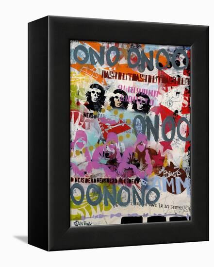 On-Sean Punk-Framed Stretched Canvas