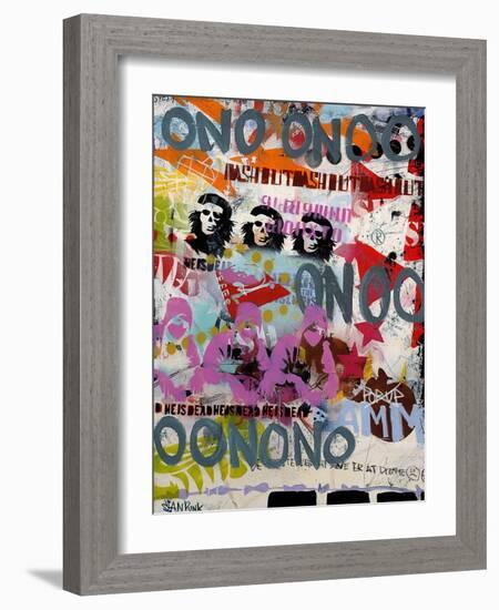 On-Sean Punk-Framed Art Print