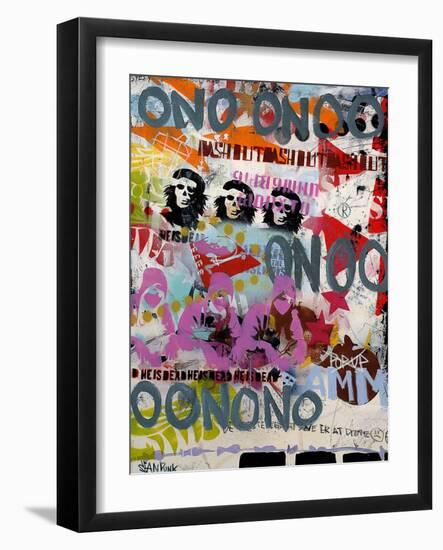 On-Sean Punk-Framed Art Print