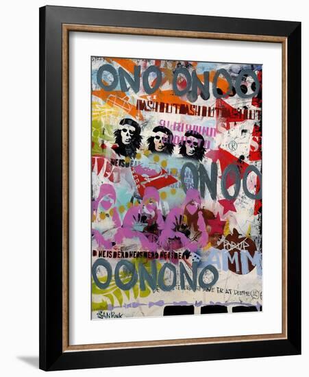 On-Sean Punk-Framed Art Print