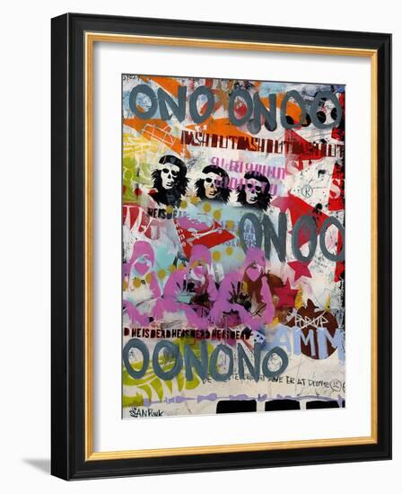 On-Sean Punk-Framed Art Print