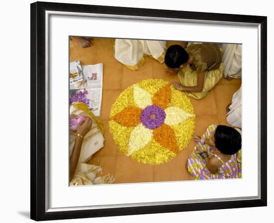 Onam Celebrations, Kerala, India-Balan Madhavan-Framed Photographic Print