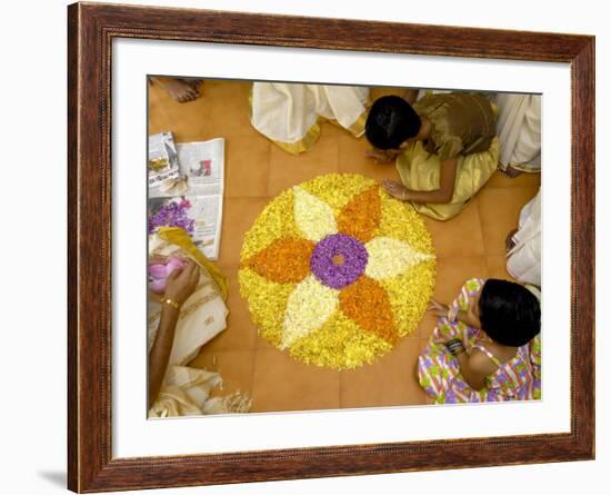 Onam Celebrations, Kerala, India-Balan Madhavan-Framed Photographic Print