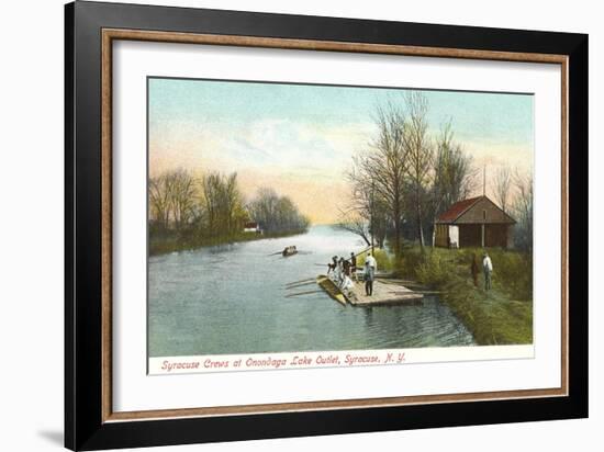 Onandaga Lake Outlet, Syracuse-null-Framed Art Print