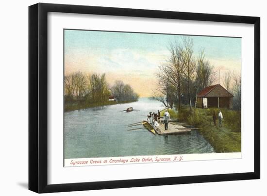 Onandaga Lake Outlet, Syracuse-null-Framed Art Print
