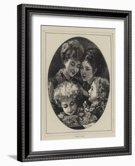 Once a Year-Henry Woods-Framed Premium Giclee Print