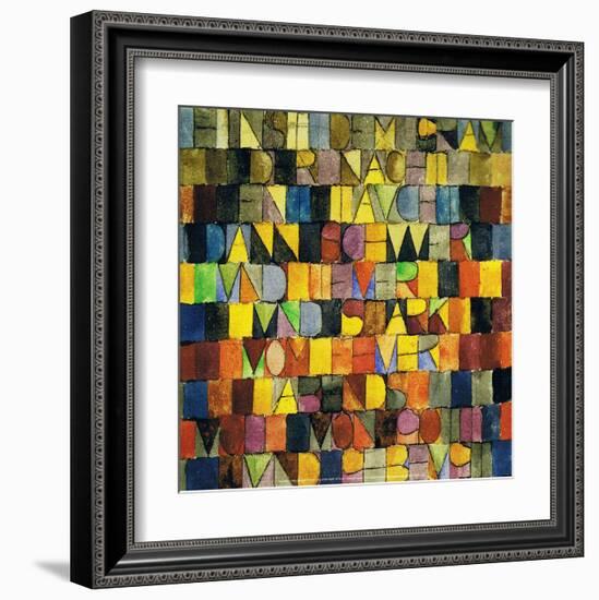 Once Emerged from the Gray of the Night, 1918-Paul Klee-Framed Art Print