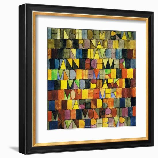 Once Emerged from the Gray of the Night, 1918-Paul Klee-Framed Art Print