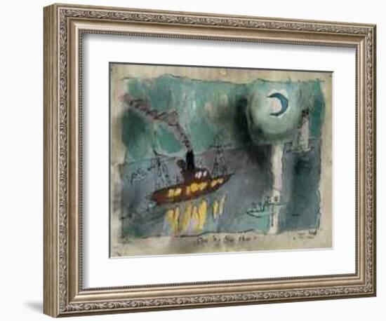 Once in a Blue Moon, 1938-Lyonel Feininger-Framed Art Print