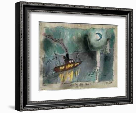 Once in a Blue Moon, 1938-Lyonel Feininger-Framed Art Print