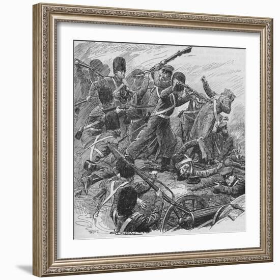 Once More The Guards Returned, And With Irresistible Energy Drove Them Out, 1902-Unknown-Framed Giclee Print