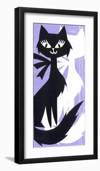 Once Upon A Cat-Print Mafia-Framed Serigraph