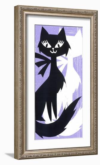 Once Upon A Cat-Print Mafia-Framed Serigraph