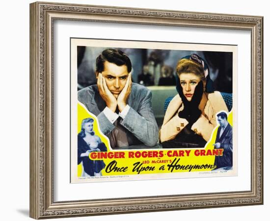 Once Upon a Honeymoon, 1942-null-Framed Art Print