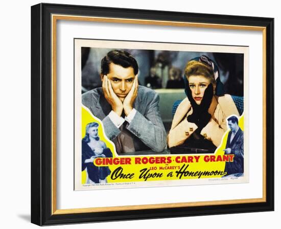 Once Upon a Honeymoon, 1942-null-Framed Art Print