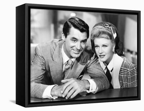 Once Upon a Honeymoon, Cary Grant, Ginger Rogers, 1942-null-Framed Stretched Canvas